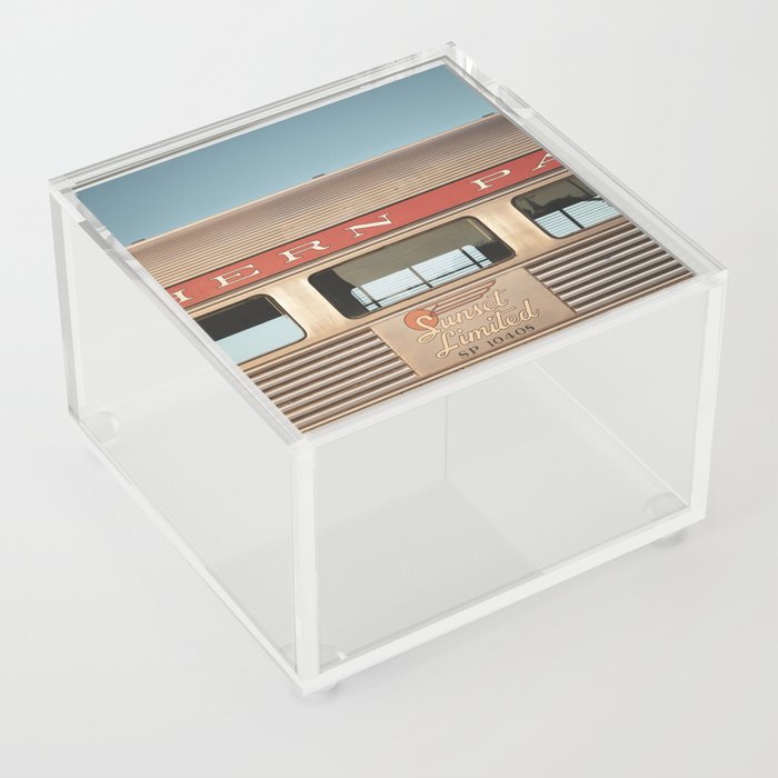 Southern Pacific Sunset  Acrylic Box