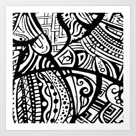 Abstractish 1 Art Print