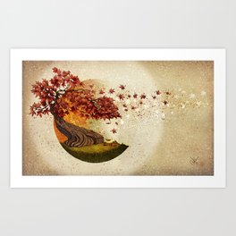 Autumn and other stories Art Print