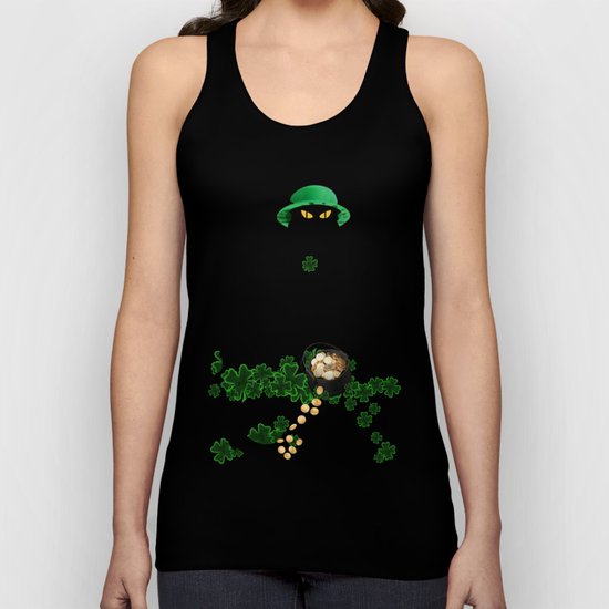 Le Chat Noir - St Patrick's Day Unisex Tank Top