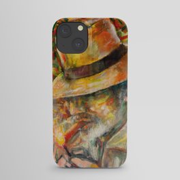 Cigar aficionado iPhone Case