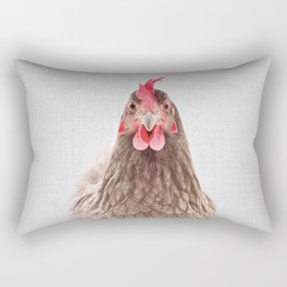 Chicken - Colorful Rectangular Pillow