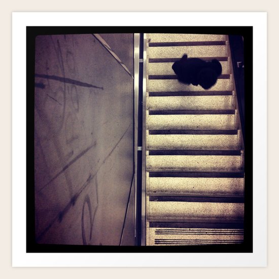 Step Down Art Print
