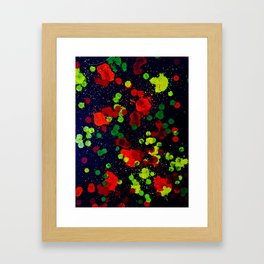 color Splots Framed Art Print