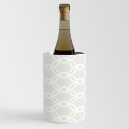 Chiffon and White Tessellation Line Pattern 35 Pairs DE 2022 Trending Color Almond Milk DEHW01 Wine Chiller