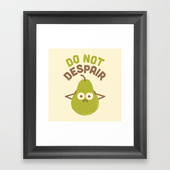 A Fruitful Admonition Framed Art Print