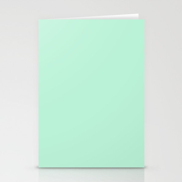 Airy Green Stationery Cards