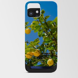 Summer Lemon Tree, Blue Sky iPhone Card Case