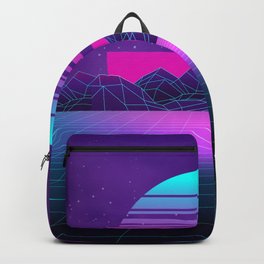 Future Sunset Vaporwave Aesthetic Backpack