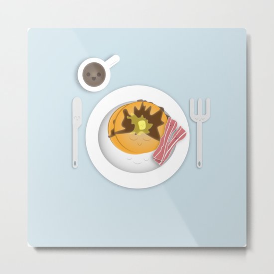 Breakfast Time! Metal Print