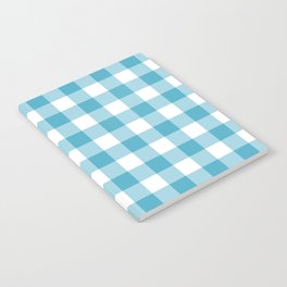 Classic Check - teal  Notebook