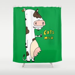 Gots Milk Shower Curtain