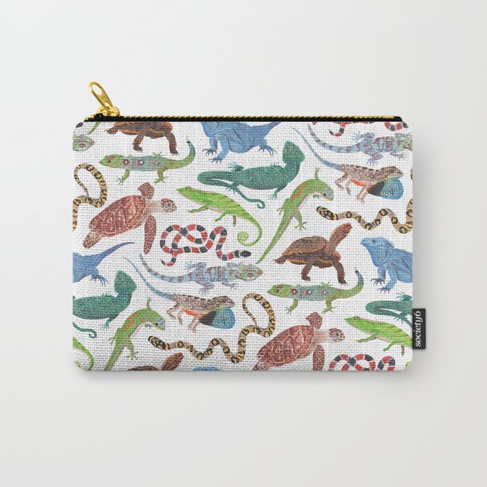 Endangered Reptiles Around the World Carry-All Pouch