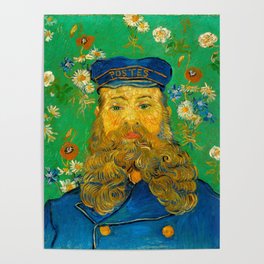 Vincent van Gogh - Portrait of Postman Poster