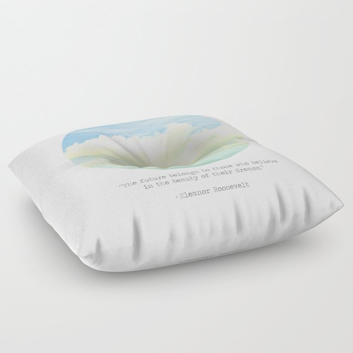 The beauty of the dreams Floor Pillow