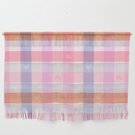 Love check in pastel candy Wall Hanging
