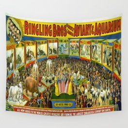 Vintage poster - Circus Wall Tapestry