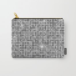 Shiny Disco Ball Silver Carry-All Pouch