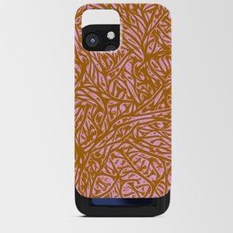 Summer Saffron - Warm Earth Color Abstract Botanical Nature iPhone Card Case