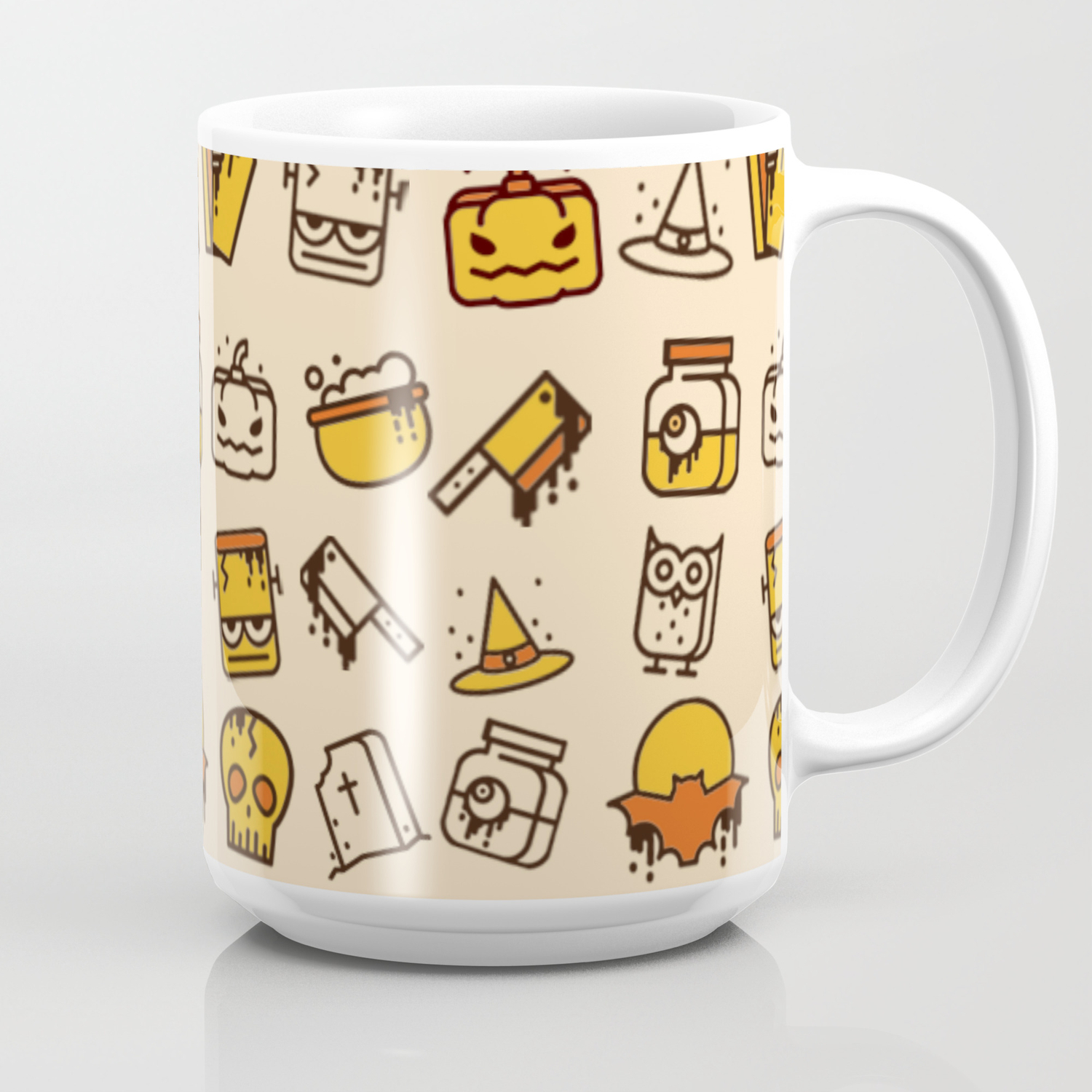 Cute Halloween Coffee Mug By Hollowheros Society6
