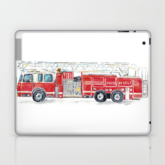 Fire Truck Boys Room Firefighter Decor Metal Light Switch Plate Cover 