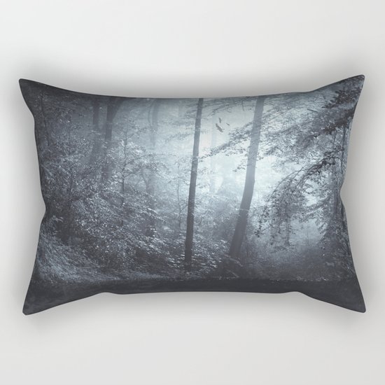 Blue Mystic ForesT Rectangular Pillow