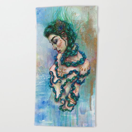 Snake Whisperer Beach Towel