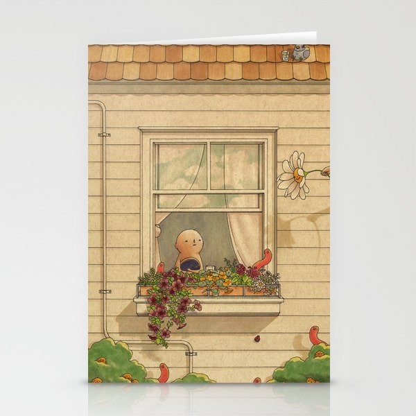 Out the Window Stationery Cards