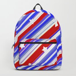 Usa Stars Design Colorful Abstract Motif  Backpack | Abstract, Pattern, Usamotif, Usaflag, Hightechstyle, Eeuuflag, Dynamic, Futuristic, Graphicdesign, Eeuumotif 