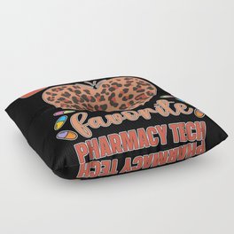 Cupid Favorite Pharmacy Tech Technician Pharmacist Floor Pillow