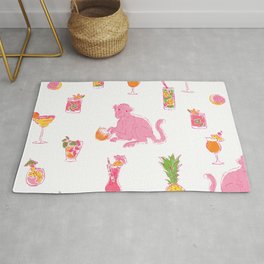 Cocktail Monkey multicolor Rug