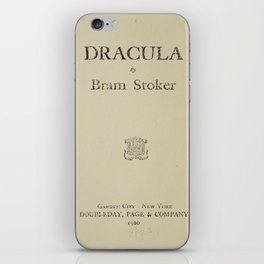 Page - Dracula  iPhone Skin