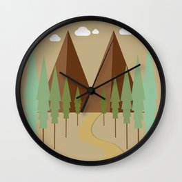 Twin Peaks Wall Clock