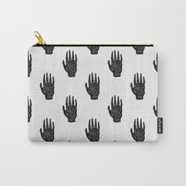 Palm Reading Chart - Black on White Carry-All Pouch