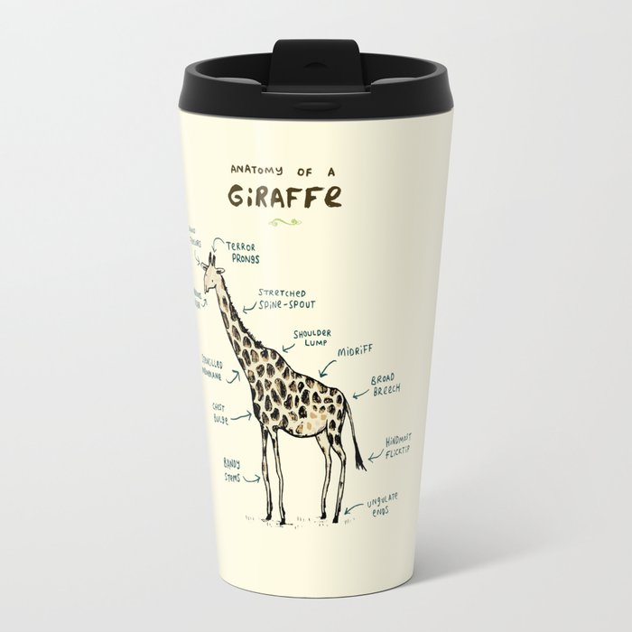 Anatomy of a Giraffe Travel Mug by sophiecorrigan | Society6 Anatomy of a Giraffe Travel Mug by sophiecorrigan | Society6