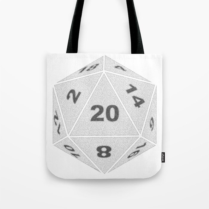 20 Sided Dice Tote Bag