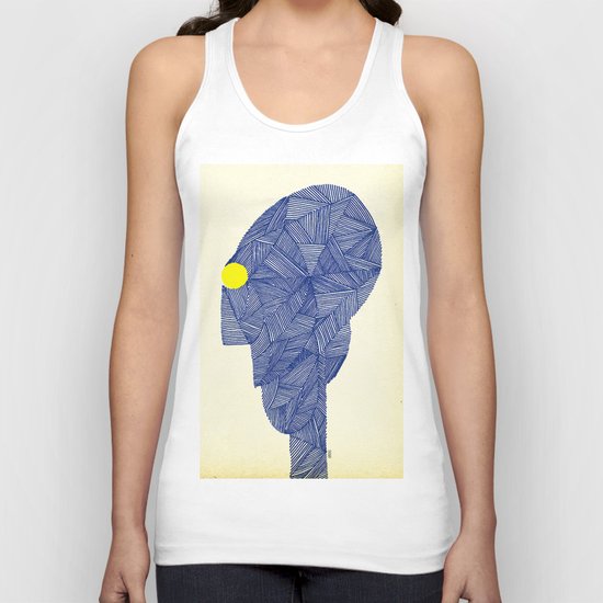 - space message - Unisex Tank Top