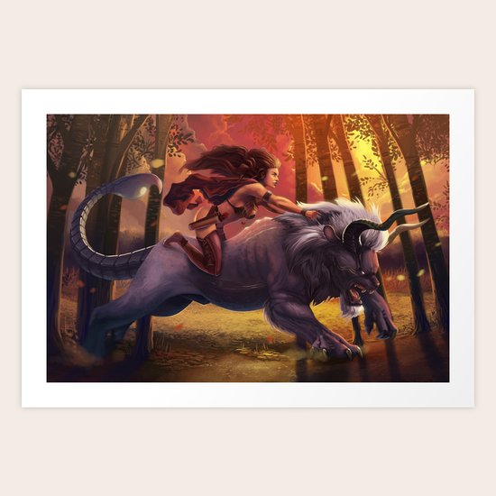Manticore Art Print