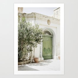 Capri Italy Art Print | Vintage, Spring, Travel, City, Film, Summer, Green, Nature, Color, Digital 