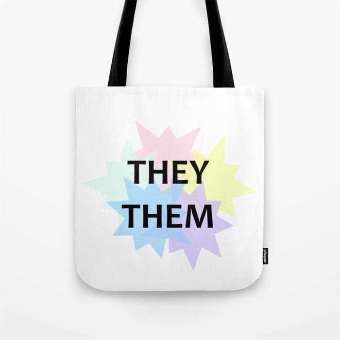 they/them pronouns Tote Bag