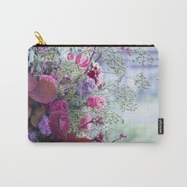 Funky Art <<>> Colorful flowers and setting Carry-All Pouch