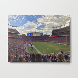 Mile High Stadium on Gameday! Go Broncos! Metal Print