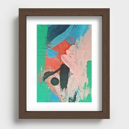 Abstract Art - Forest Painting  Recessed Framed Print