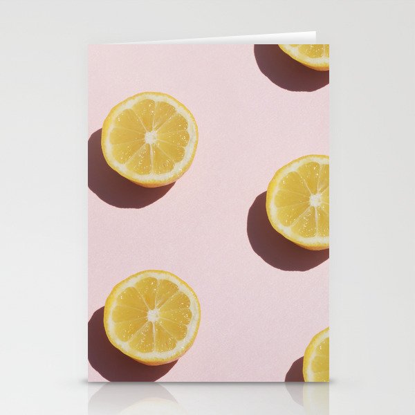 Summer Lemons Stationery Cards