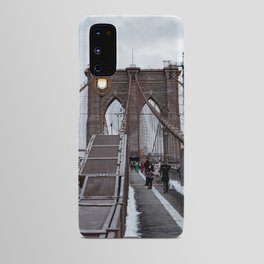 Brooklyn Bridge Winter Nights | Travel Photography Android Case