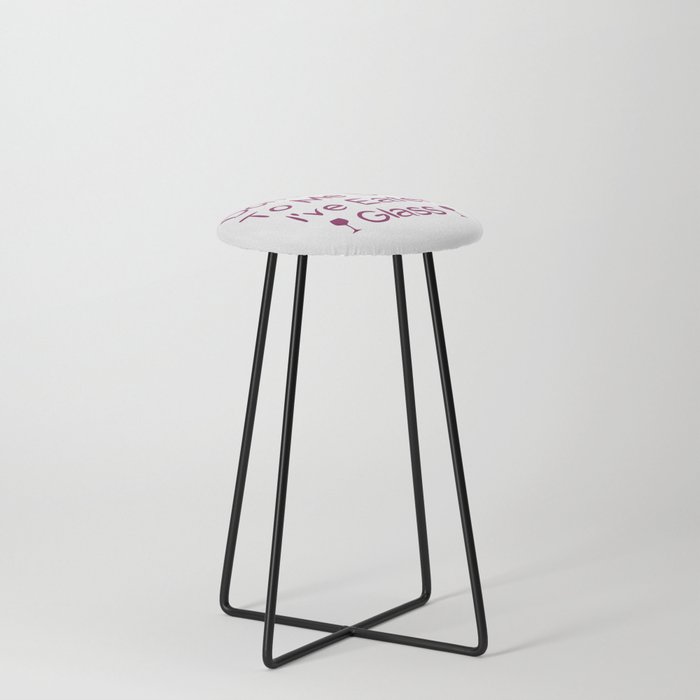 Don't Talk To Me Until I've Eaten Glass: Funny Oddly Specific Counter Stool