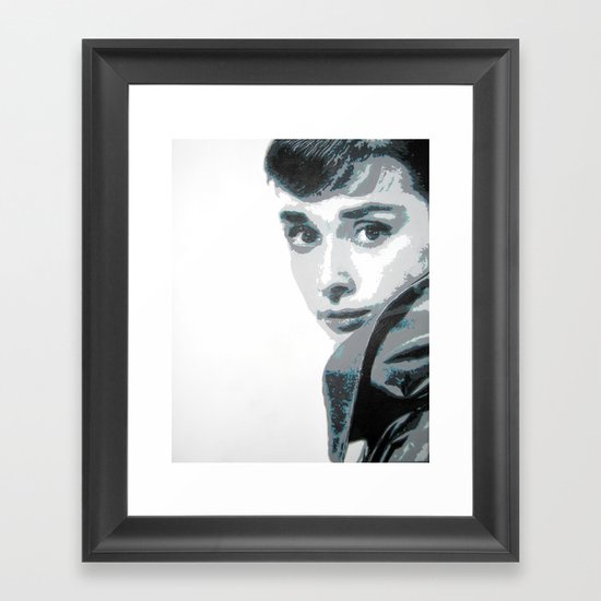 Audrey Framed Art Print