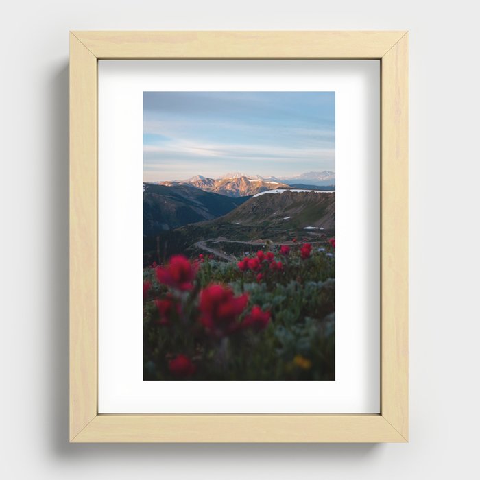 Loveland Pass Recessed Framed Print