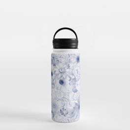 slate grey floral bouquet aesthetic array Water Bottle