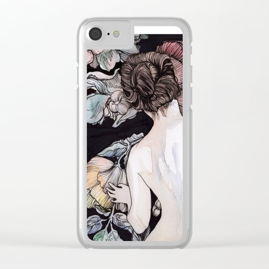 Winter Wither Clear iPhone Case
